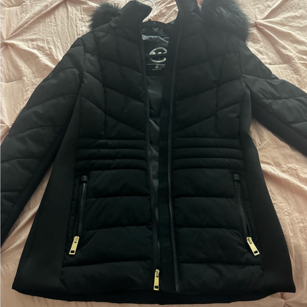 Michael Kors Quilted Black Jacket
